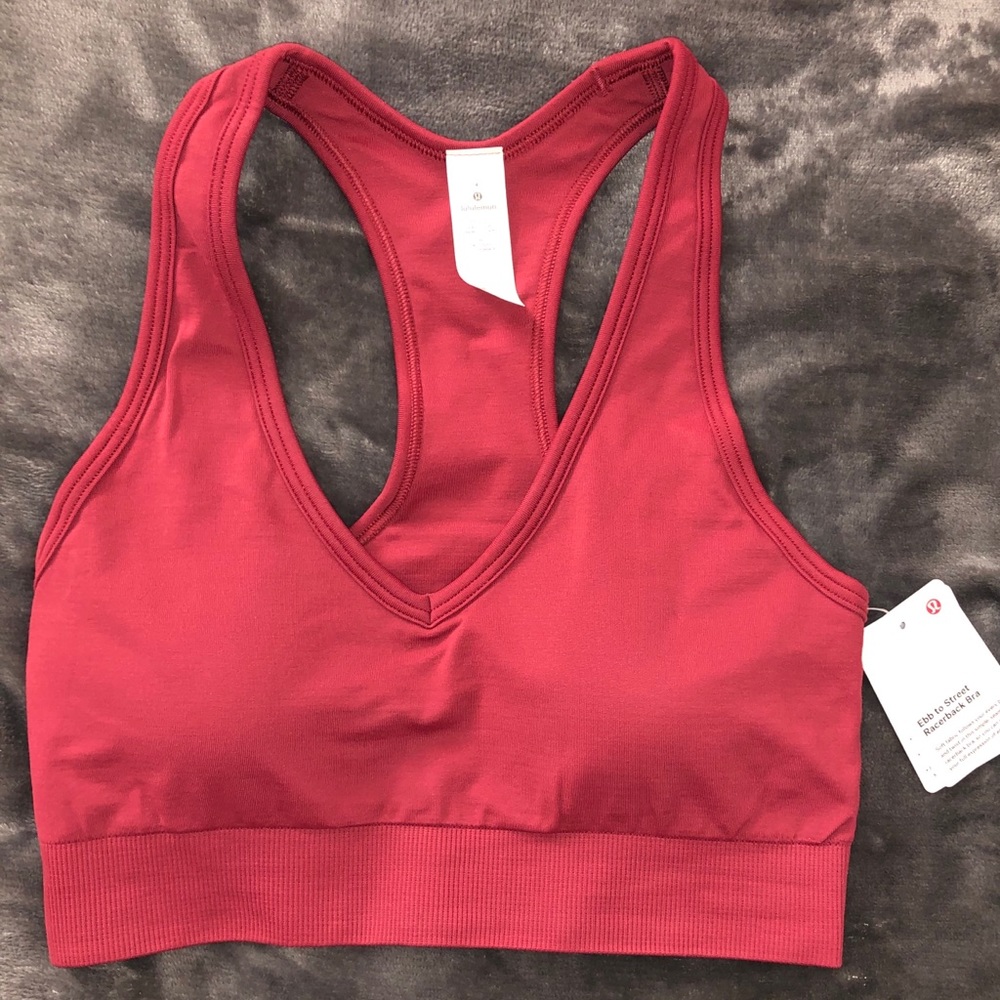 Lululemon ebb to street racer back bra